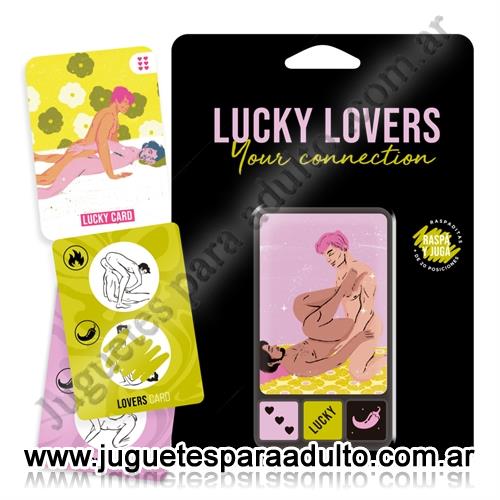 Accesorios, Juegos eroticos, Juego de cartas y dados Lucky Lovers your connection masculino
